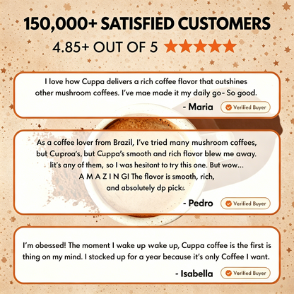 Cuppa Lion’s Mane & Ashwagandha Healthy Coffee 24 Servings